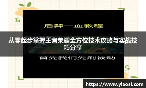 从零起步掌握王者荣耀全方位技术攻略与实战技巧分享